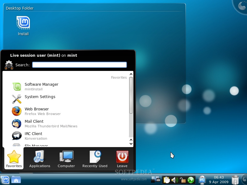  KDE  Linux Mint