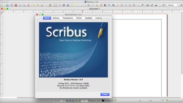 Scribus 1.5.0
